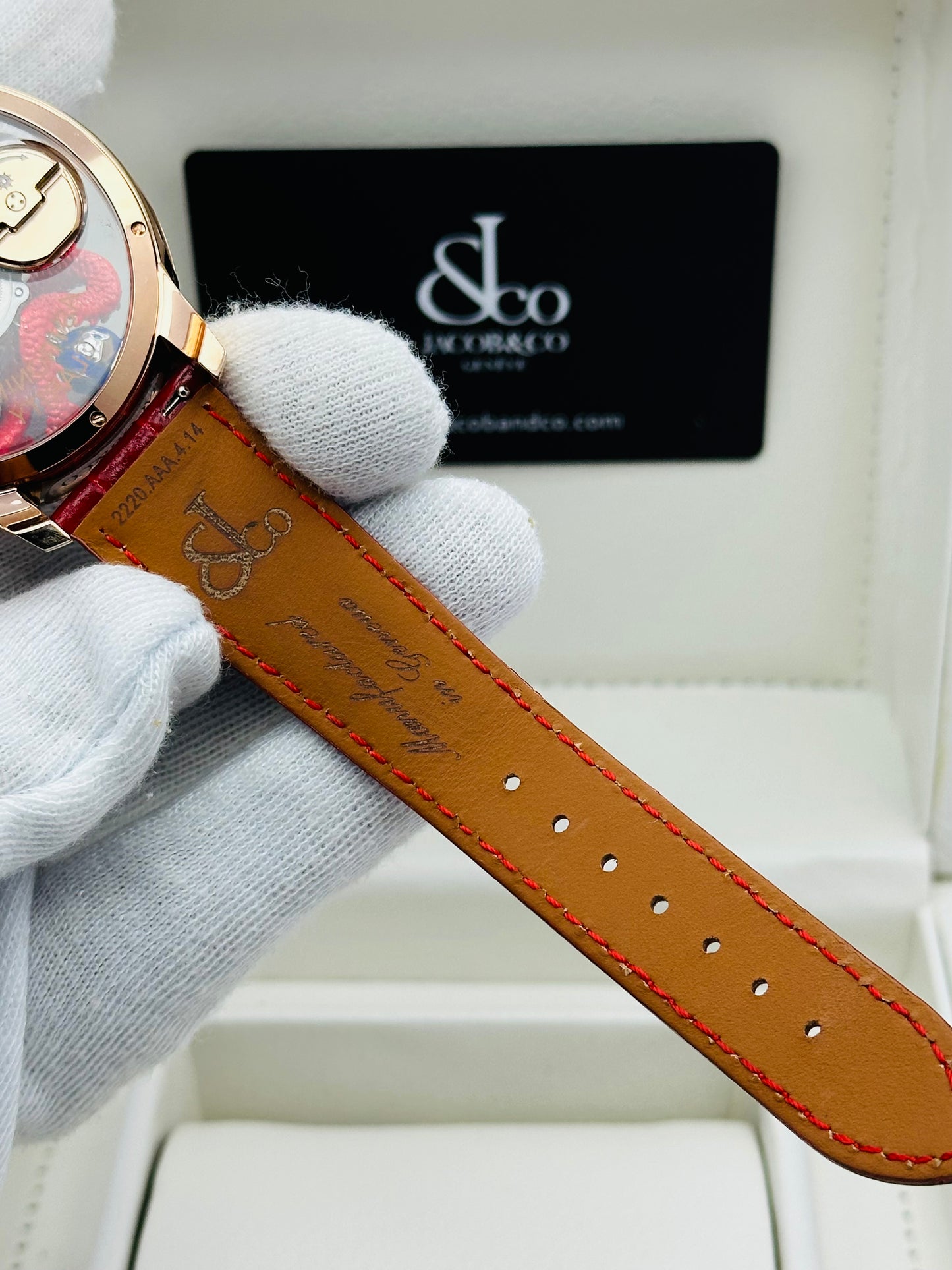 JACOB & CO. DRAGON ASTRONOMIA RED EDITION QUARTZ