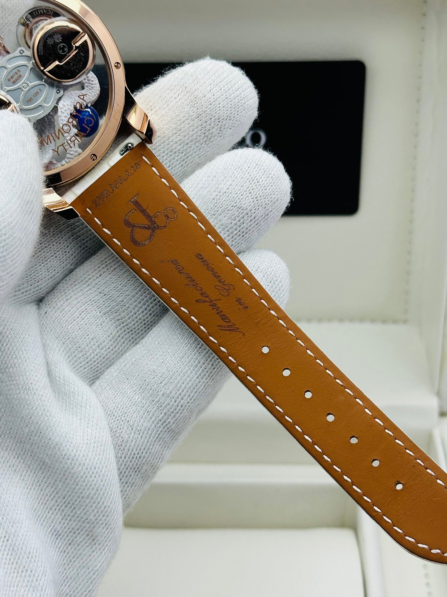 JACOB & CO. DRAGON ASTRONOMIA WHITE EDITION QUARTZ