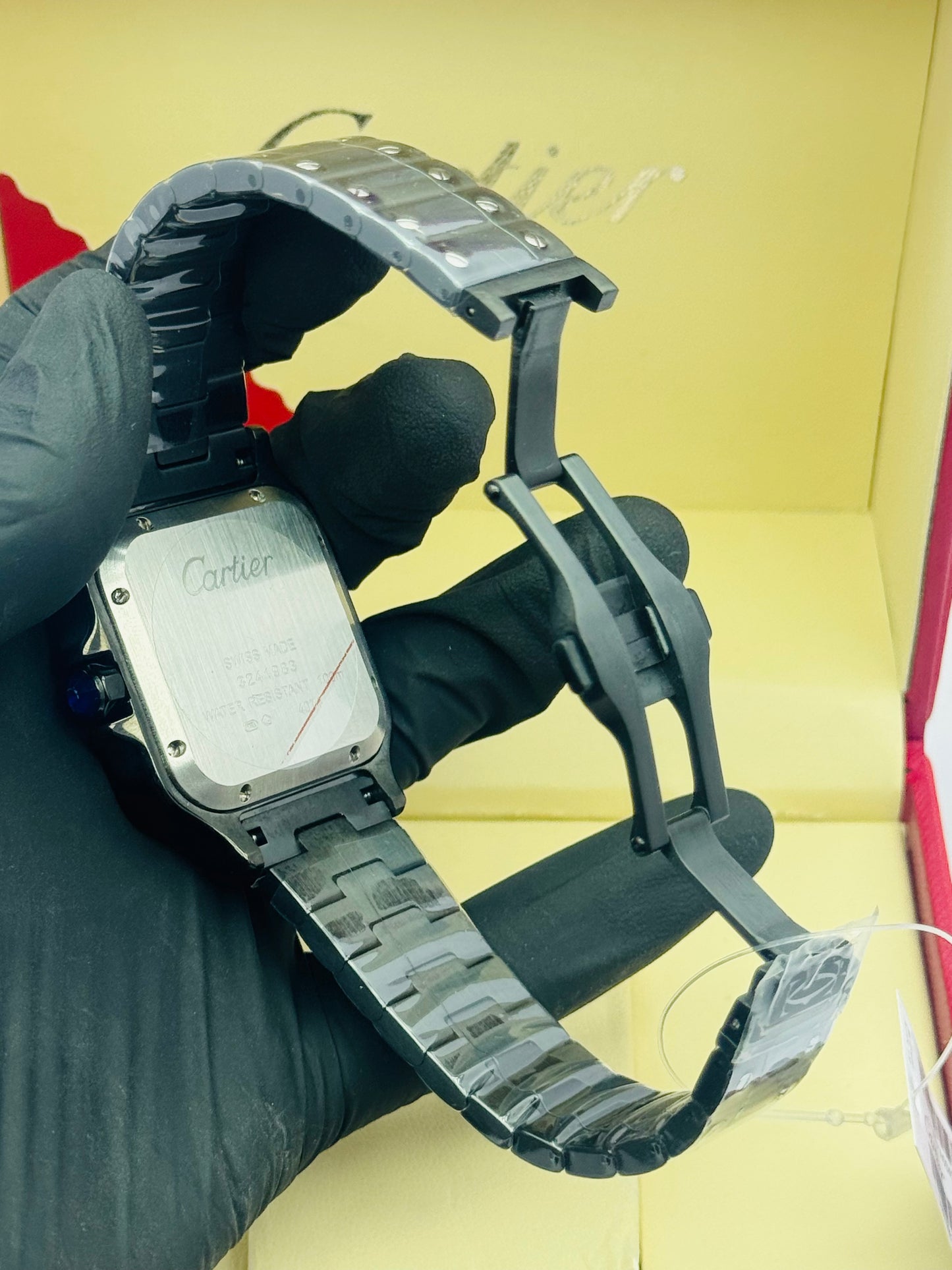 Cartier Santos All Black Model Automatic