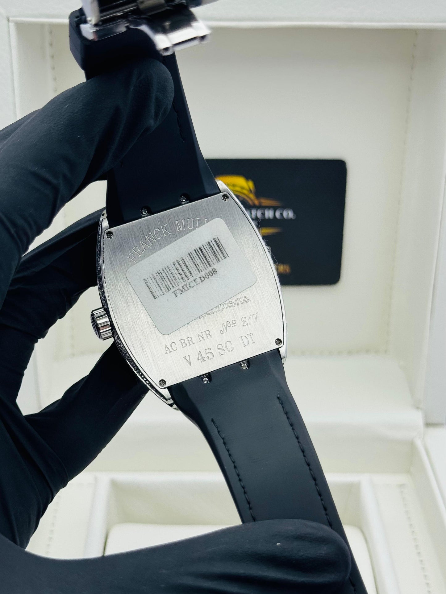 FRANCK MULLER STONES EDITION BLACK COLOUR AUTOMATIC