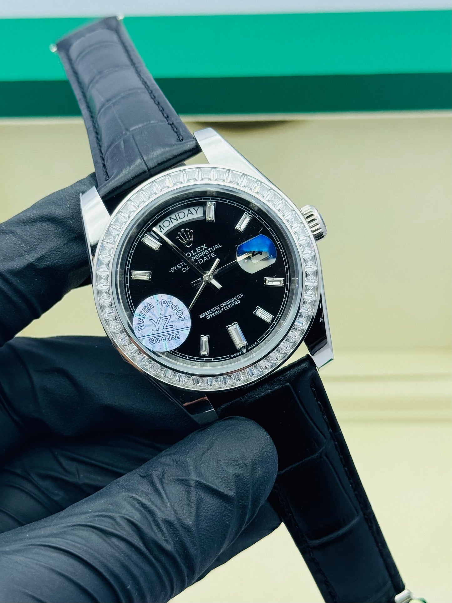 ROLEX DAY-DATE STONES EDITION IN STRAP AUTOMATIC