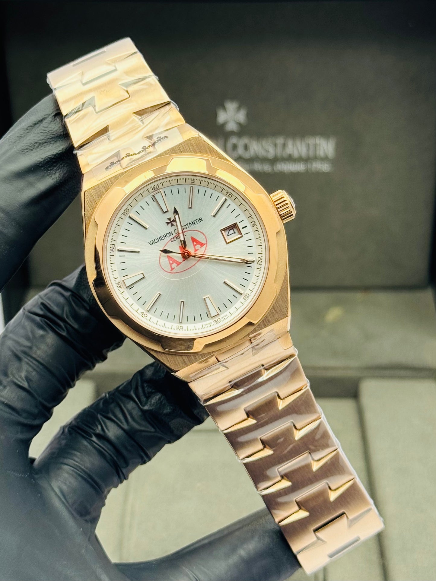 VAICHERON CONSTANTIN PLAIN DIAL AUTOMATIC MODEL ROSE GOLD