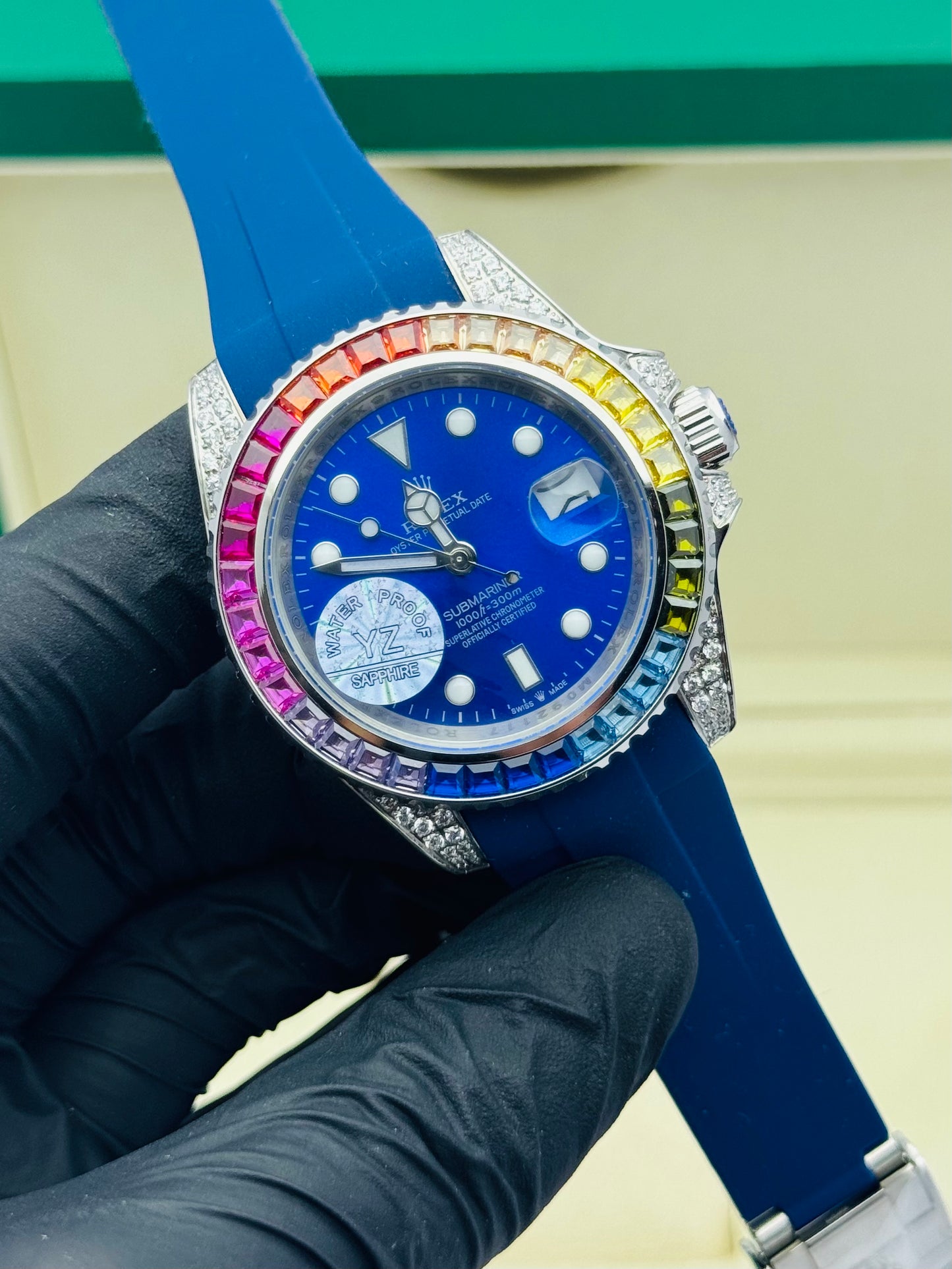 ROLEX SUBMARINER STONES EDITION IN STRAP AUTOMATIC