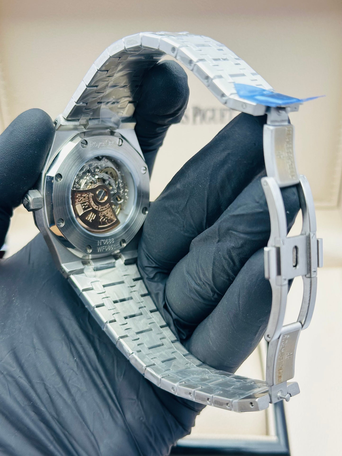 AP SKELETON RAINBOW EDITION IN SILVER CHAIN AUTOMATIC