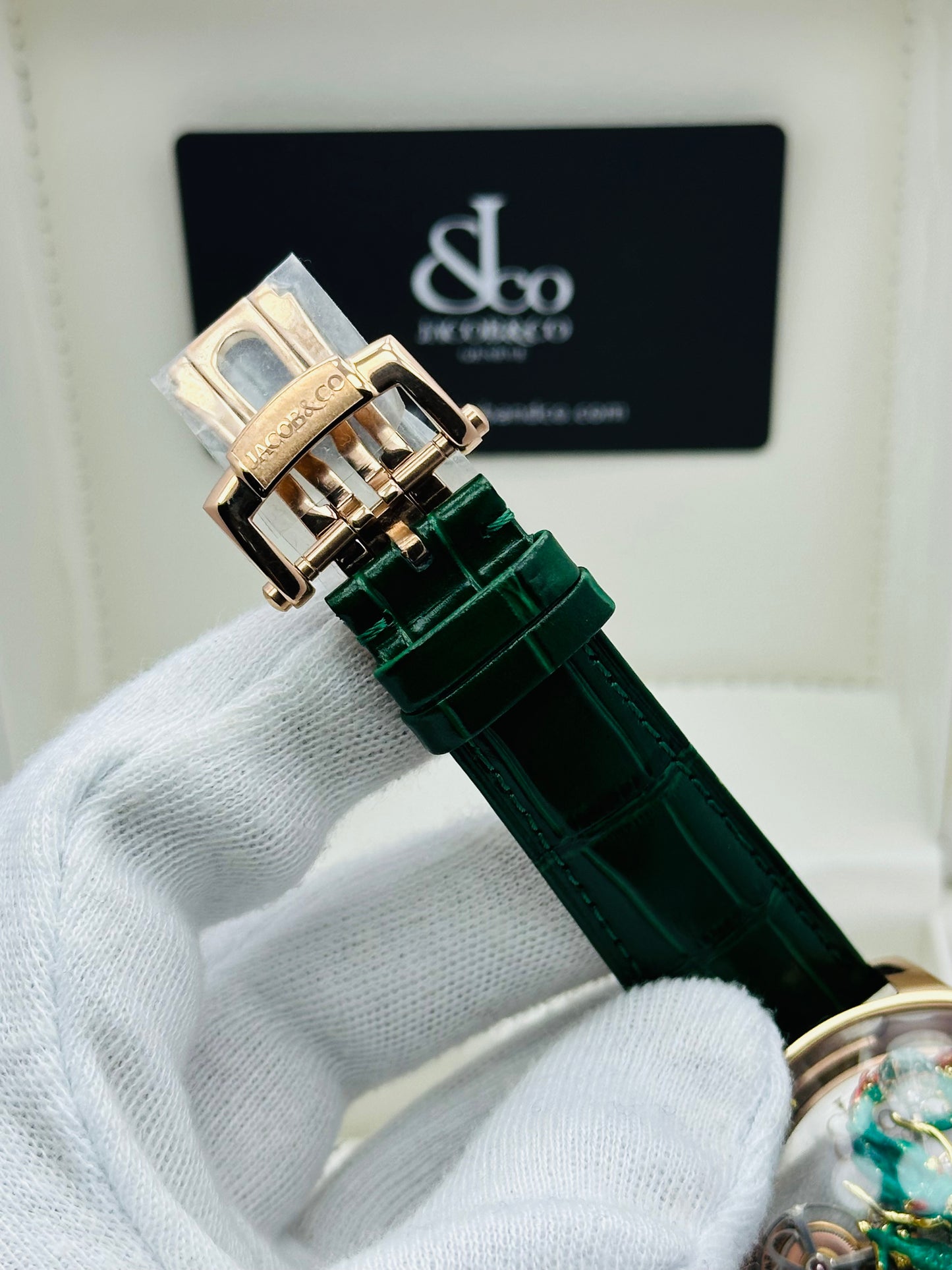 JACOB & CO. DRAGON ASTRONOMIA GREEN EDITION QUARTZ