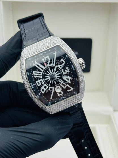FRANCK MULLER STONES EDITION BLACK COLOUR AUTOMATIC