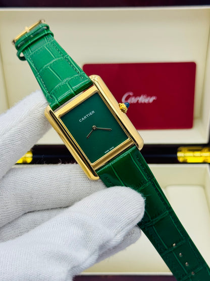 CARTIER TANK PLAIN DIAL QUARTZ.