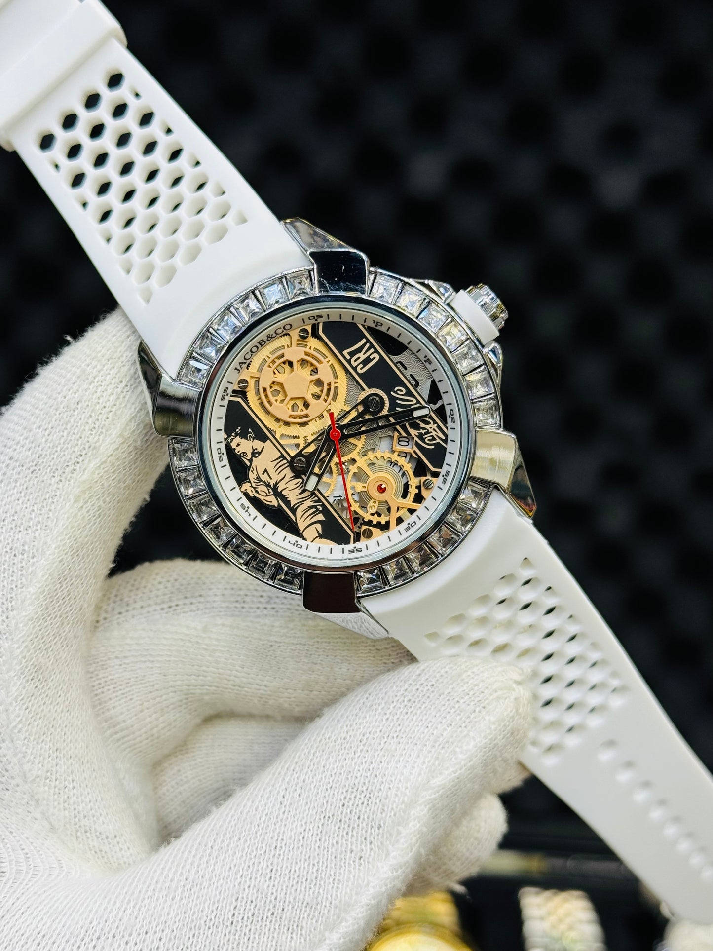 CR7 STONES EDITION 2ND GRADE COPY QUARTZ.