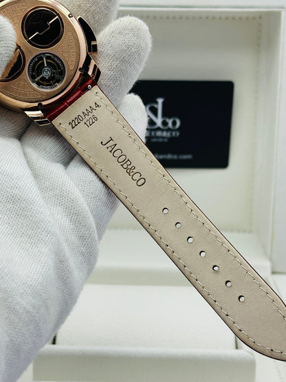 JACOB & CO. CASINO STONES EDITION RED COLOUR QUARTZ