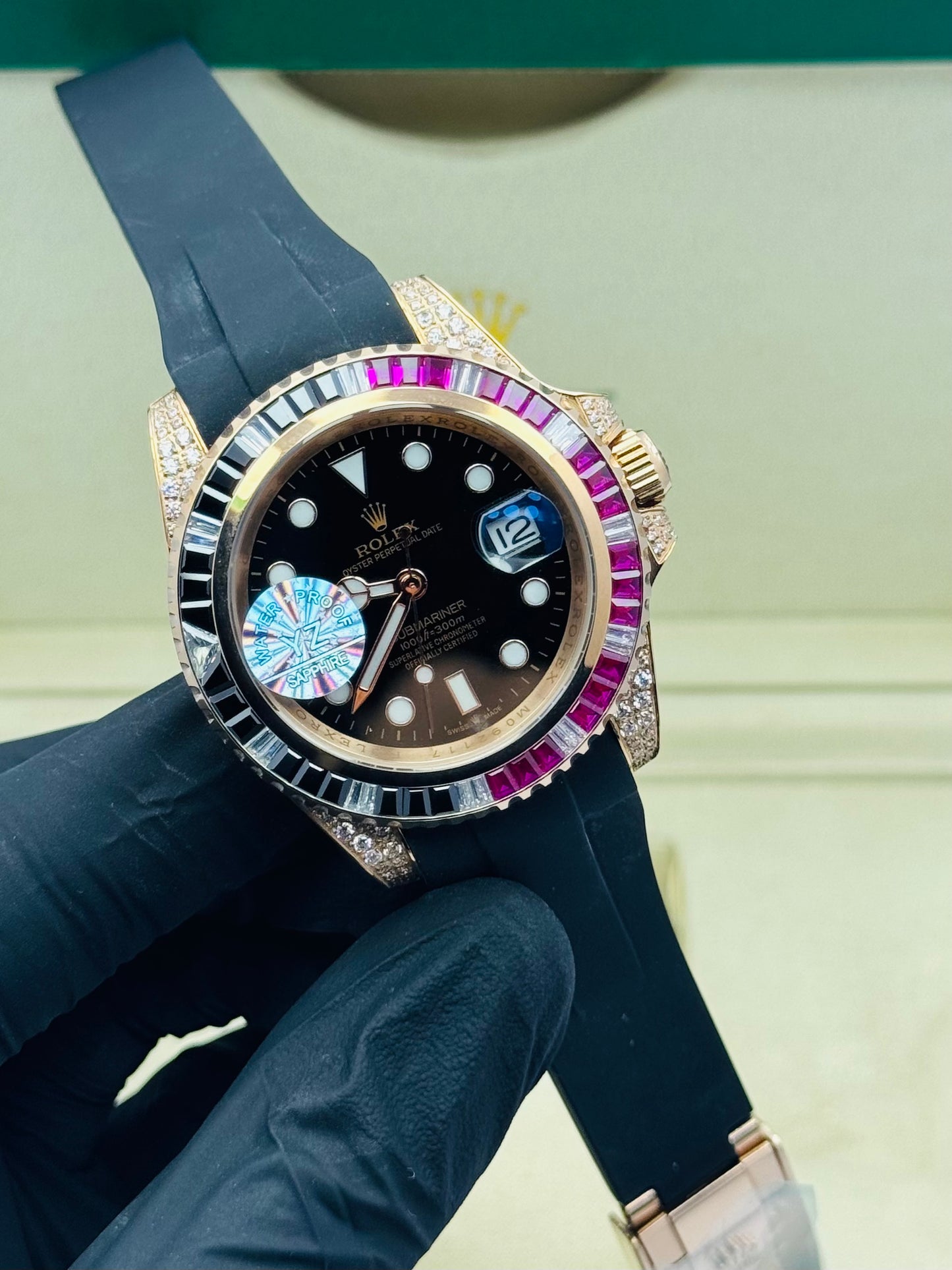 ROLEX SUBMARINER STONES EDITION IN STRAP AUTOMATIC