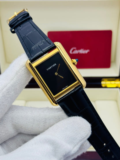 CARTIER TANK PLAIN DIAL QUARTZ.
