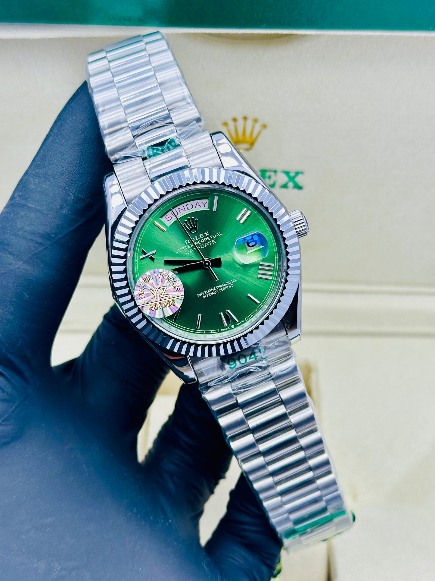 ROLEX DAY-DATE AUTOMATIC SILVER