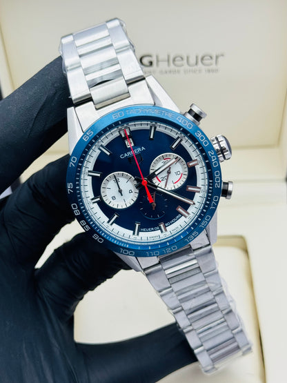 TAG HEURE CARERRA CALIBRE HEURE 2 CHRONOGRAPHS MODEL QUARTZ