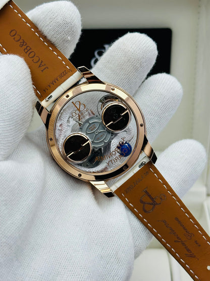 JACOB & CO. DRAGON ASTRONOMIA WHITE EDITION QUARTZ