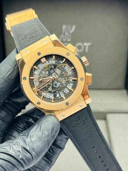 HUBLOT ALL DATES SKELETON MODEL QUARTZ
