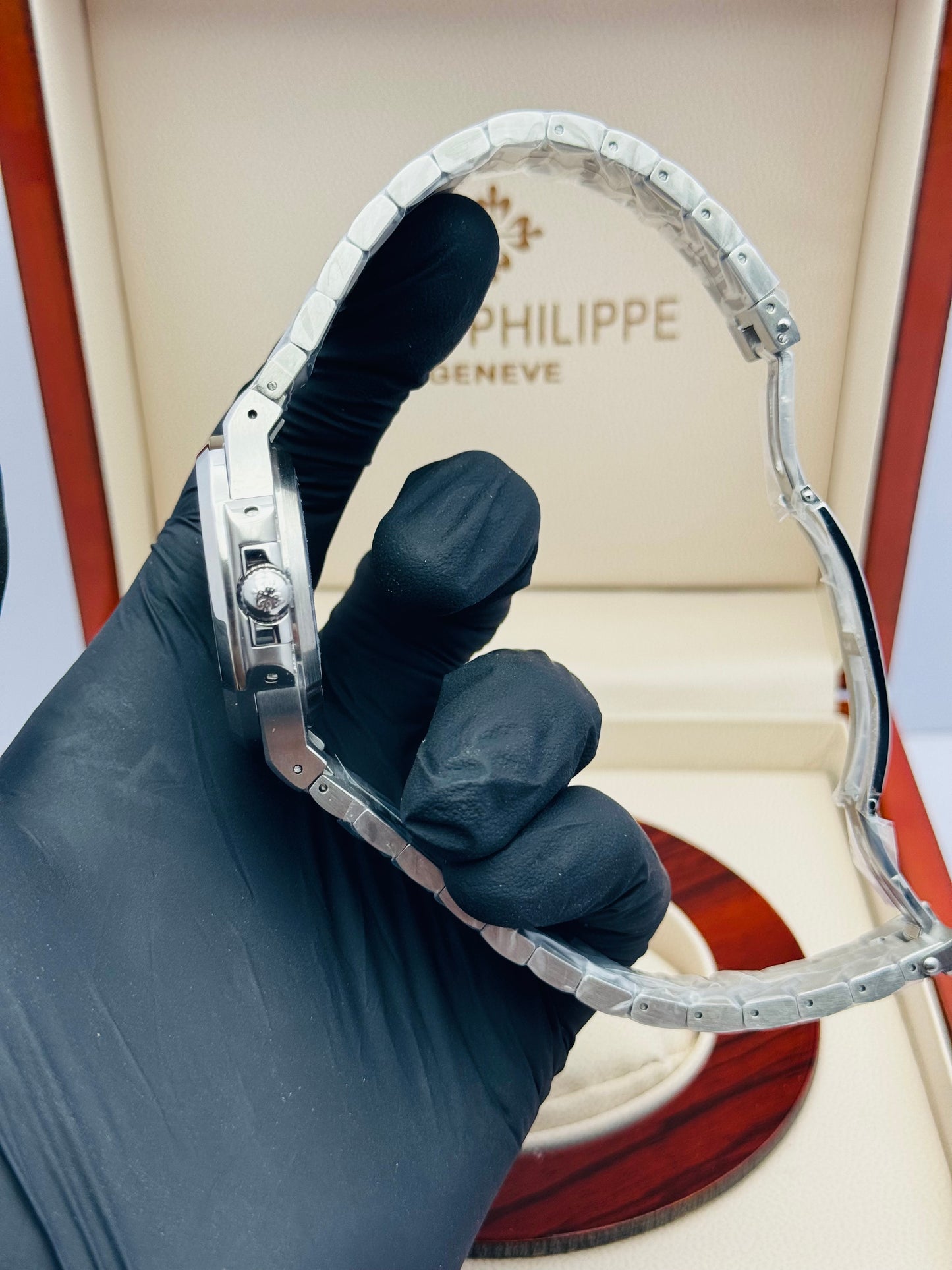 PATEK PHILLIPE NAUTILUS SKELETON MODEL SILVER AUTOMATIC