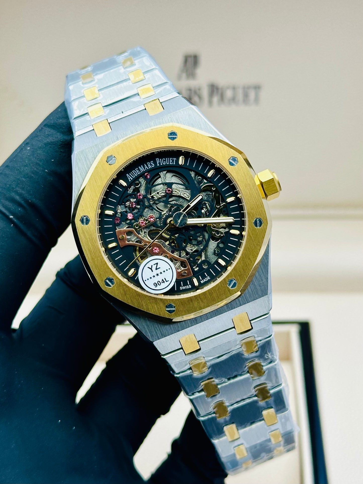 AP SKELETON 2-TONE AUTOMATIC.