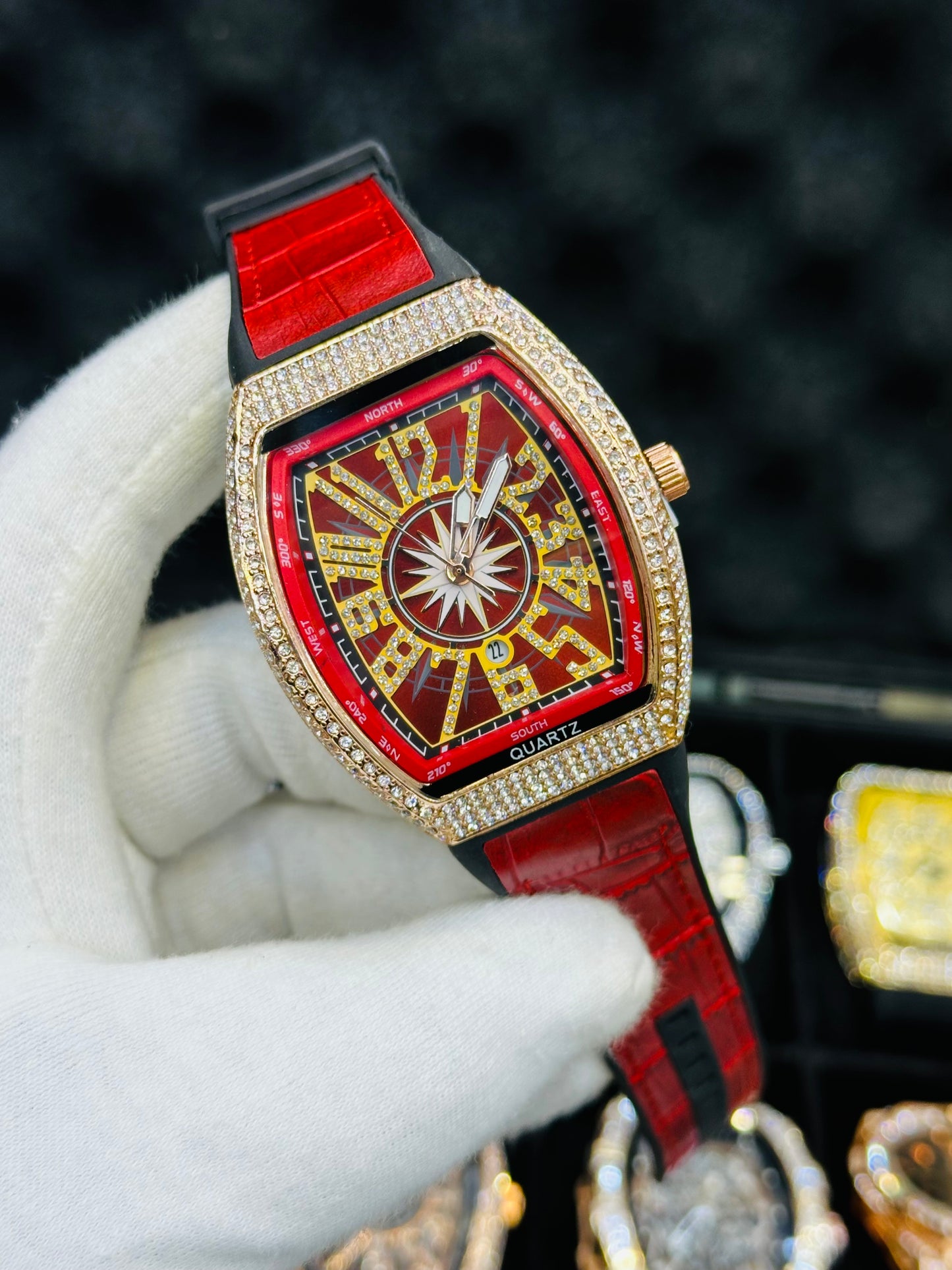 FRANCK MULLER STONES EDITION 2ND Grade Copy Quartz