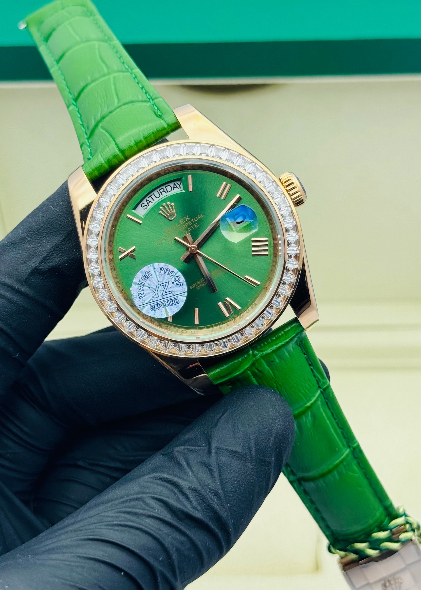 ROLEX DAY-DATE STONES EDITION IN STRAP AUTOMATIC