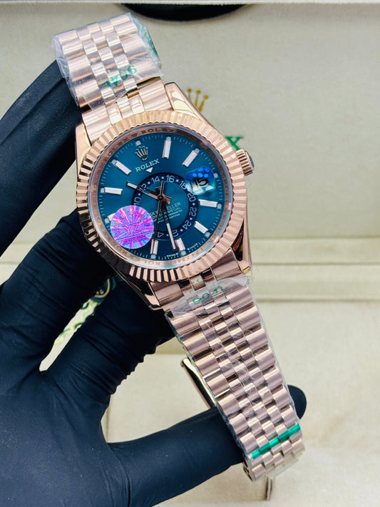ROLEX SKYDWELLER AUTOMATIC MODEL ROSE GOLD