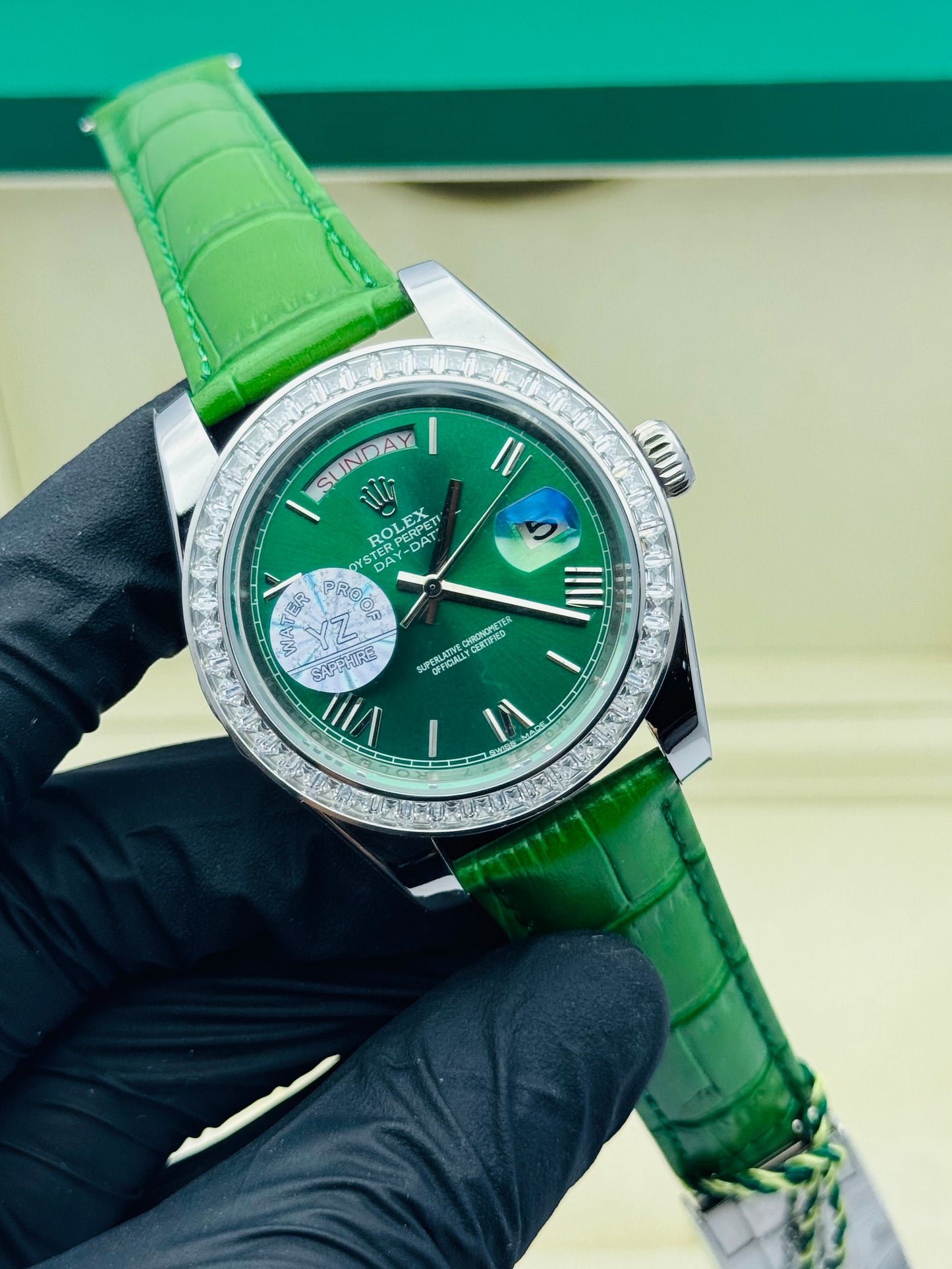 ROLEX DAY-DATE STONES EDITION IN STRAP AUTOMATIC