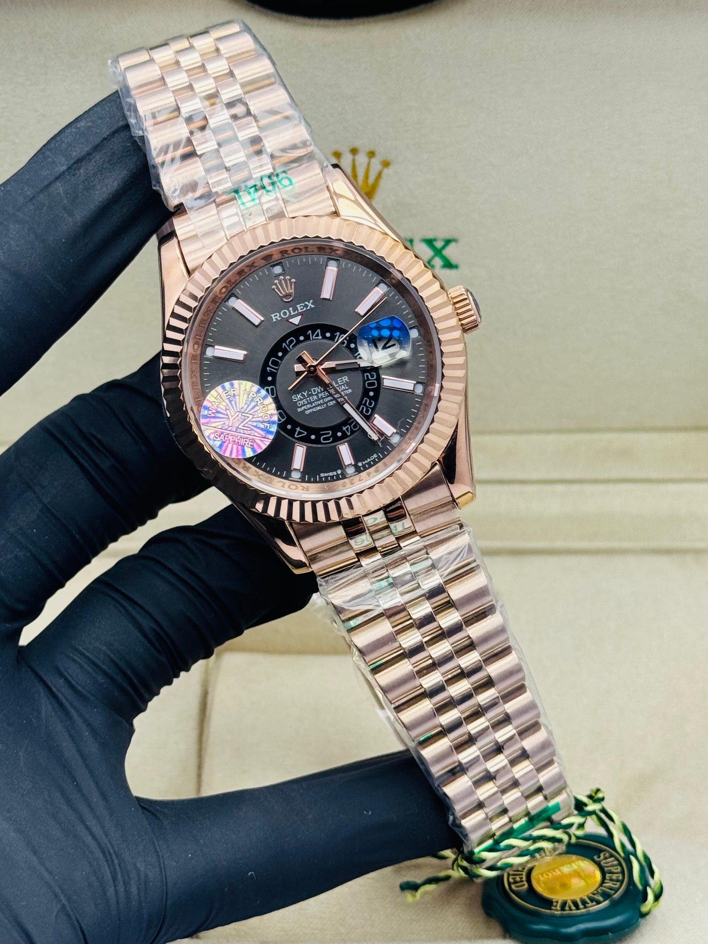 ROLEX SKYDWELLER AUTOMATIC MODEL ROSE GOLD