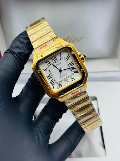 CARTIER SANTOS AUTOMATIC GOLDEN.