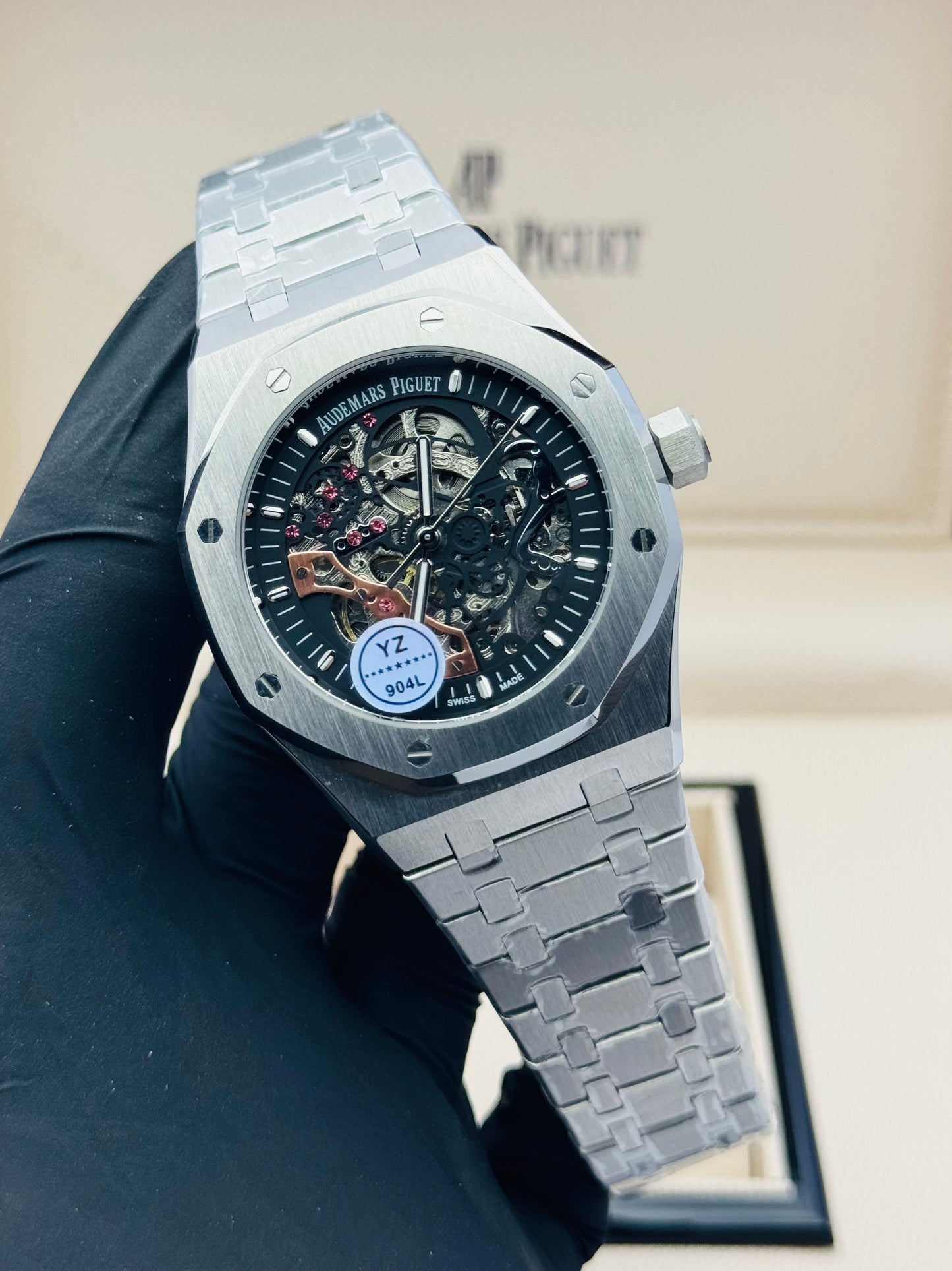 AP SKELETON MODEL SILVER AUTOMATIC