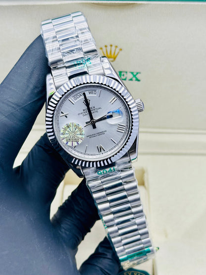 ROLEX DAY-DATE AUTOMATIC SILVER