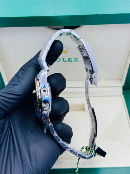 ROLEX RAINBOW DAYTONA ICED FACE MODEL IN CHAIN AUTOMATIC