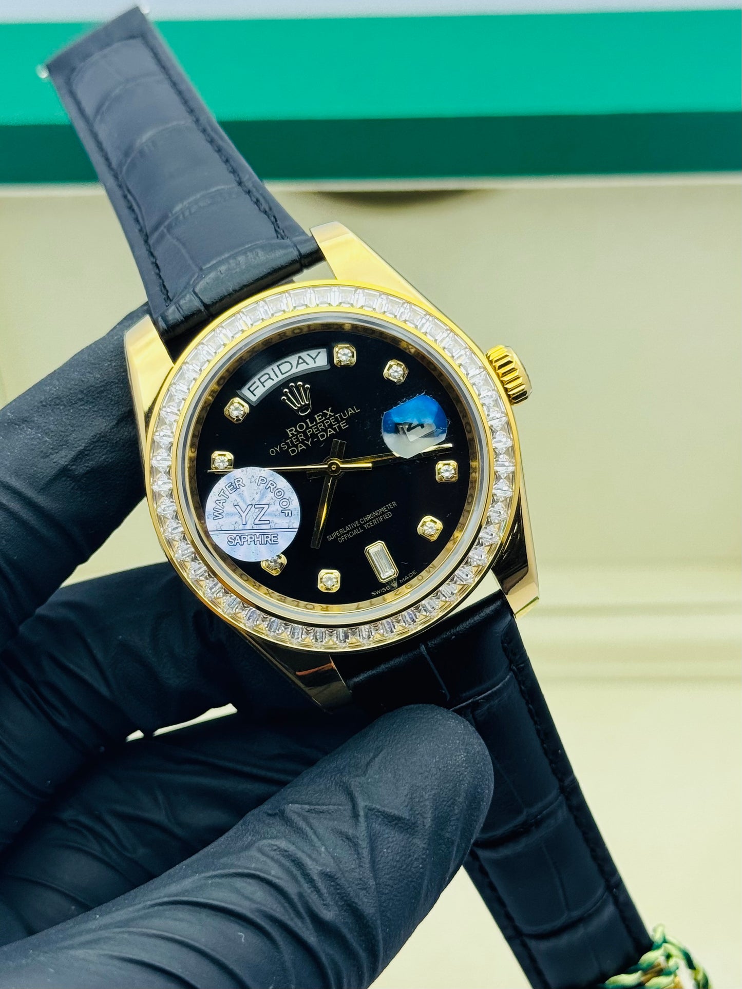 ROLEX DAY-DATE STONES EDITION IN STRAP AUTOMATIC