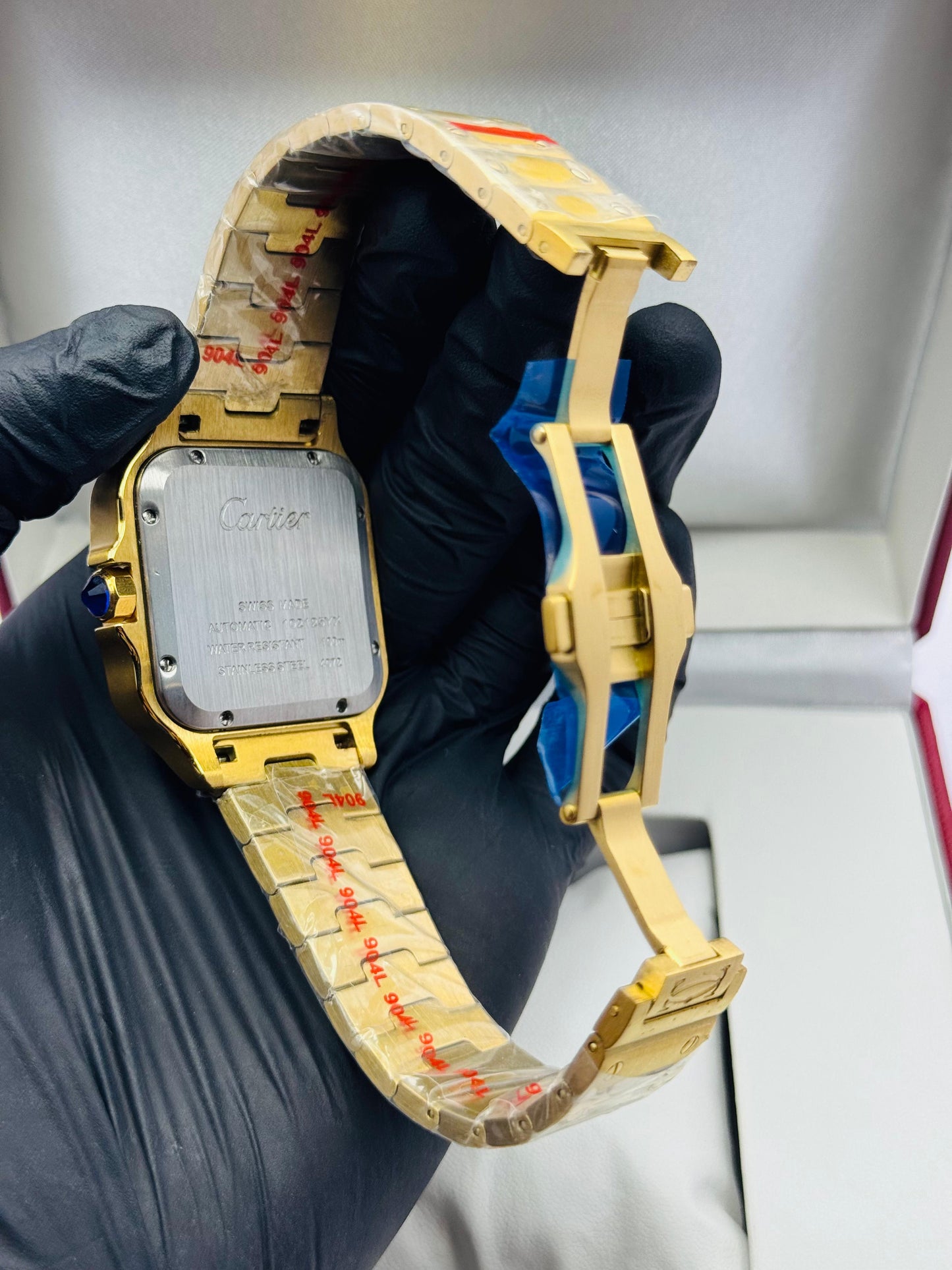CARTIER SANTOS AUTOMATIC GOLDEN.