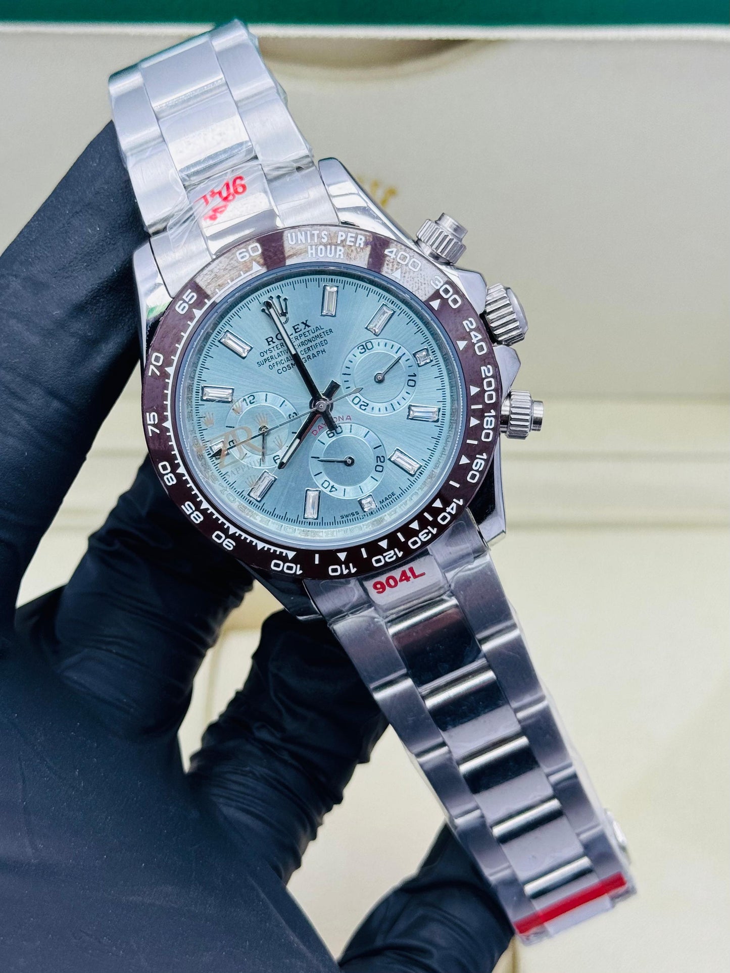 ROLEX DAYTONA CHAIN MODEL SILVER AUTOMATIC