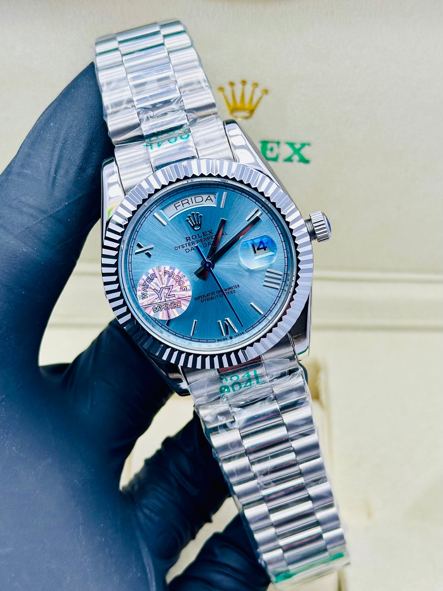 ROLEX DAY-DATE AUTOMATIC SILVER