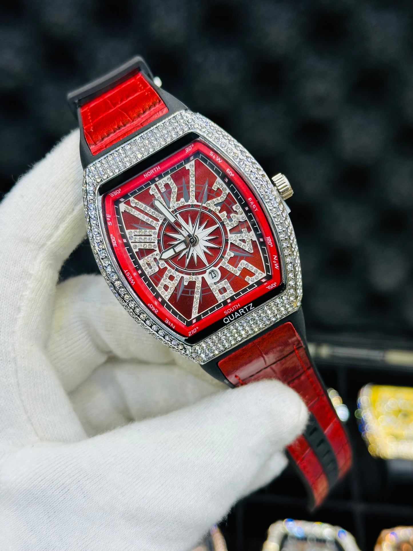 FRANCK MULLER STONES EDITION 2ND Grade Copy Quartz