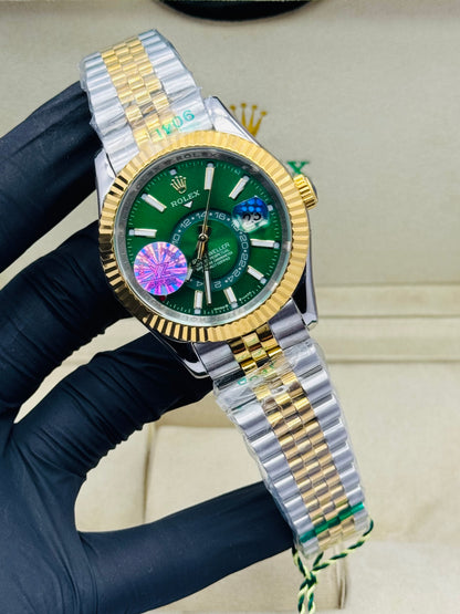ROLEX SKYDWELLER AUTOMATIC MODEL 2-TONE GOLDEN