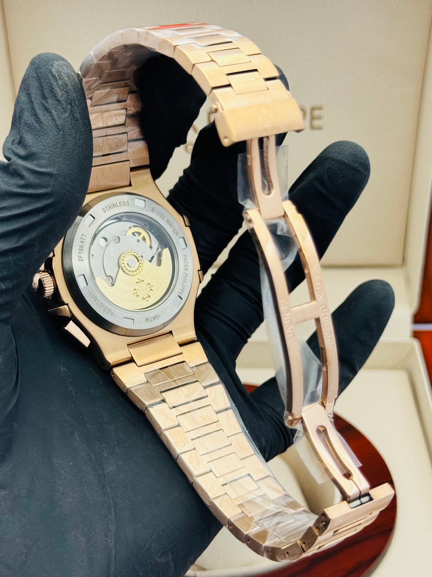 PATEK PHILLIPE DOWNSECOND MODEL ROSE GOLD AUTOMATIC