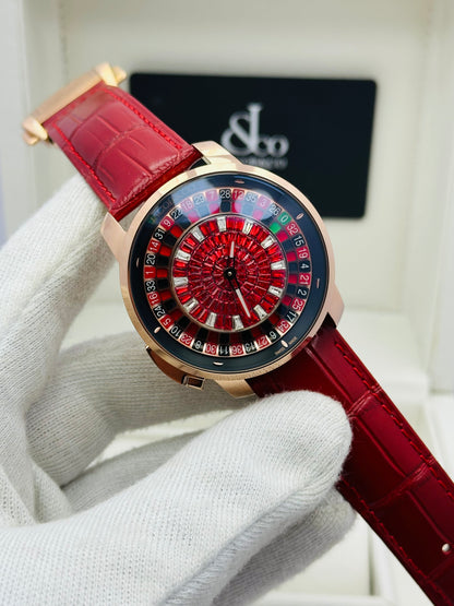 JACOB & CO. CASINO STONES EDITION RED COLOUR QUARTZ