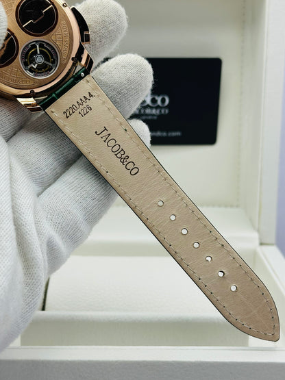 JACOB & CO. CASINO STONES EDITION GREEN COLOUR QUARTZ