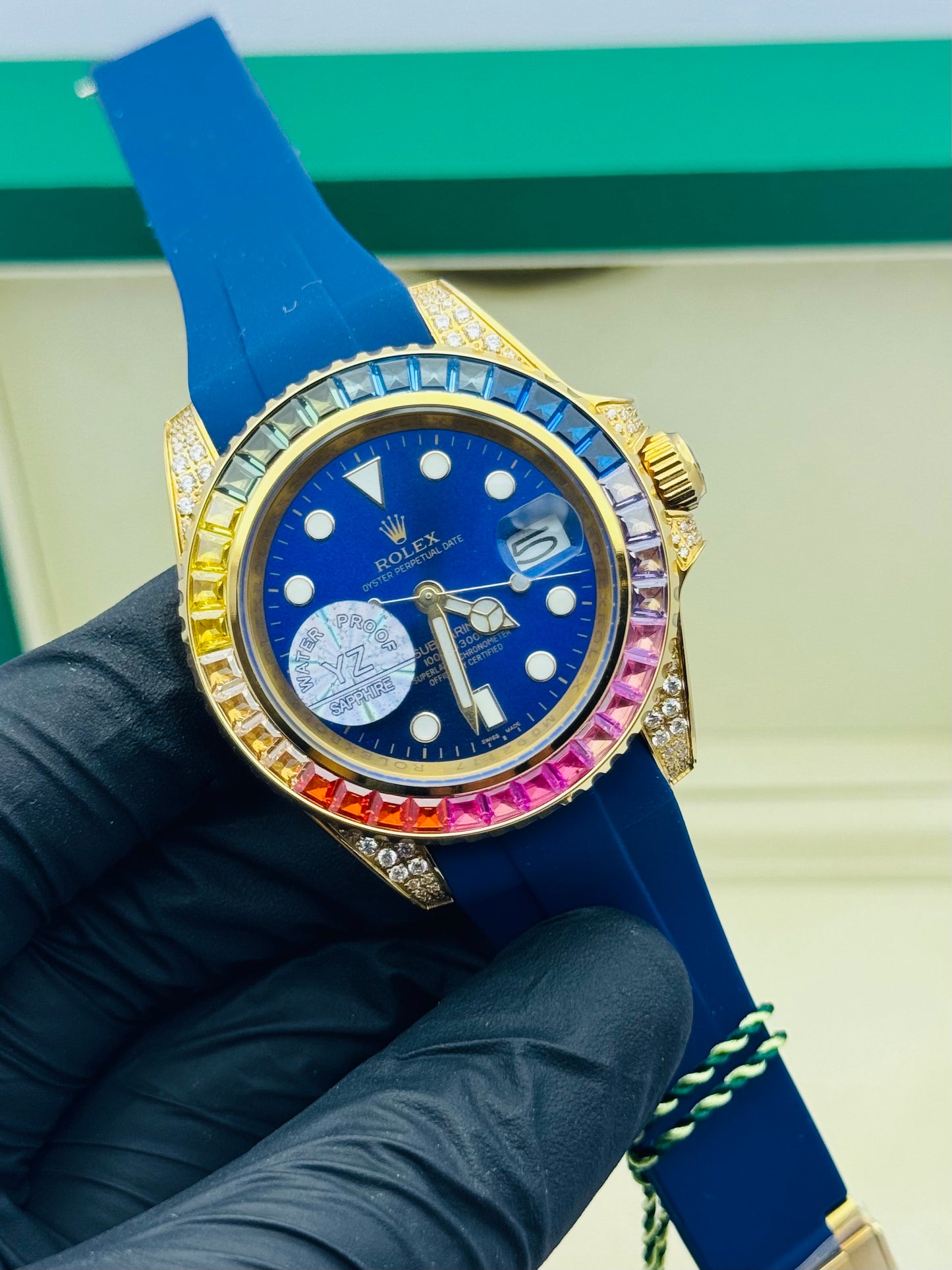 ROLEX SUBMARINER STONES EDITION IN STRAP AUTOMATIC