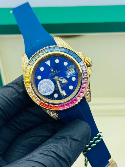 ROLEX SUBMARINER STONES EDITION IN STRAP AUTOMATIC