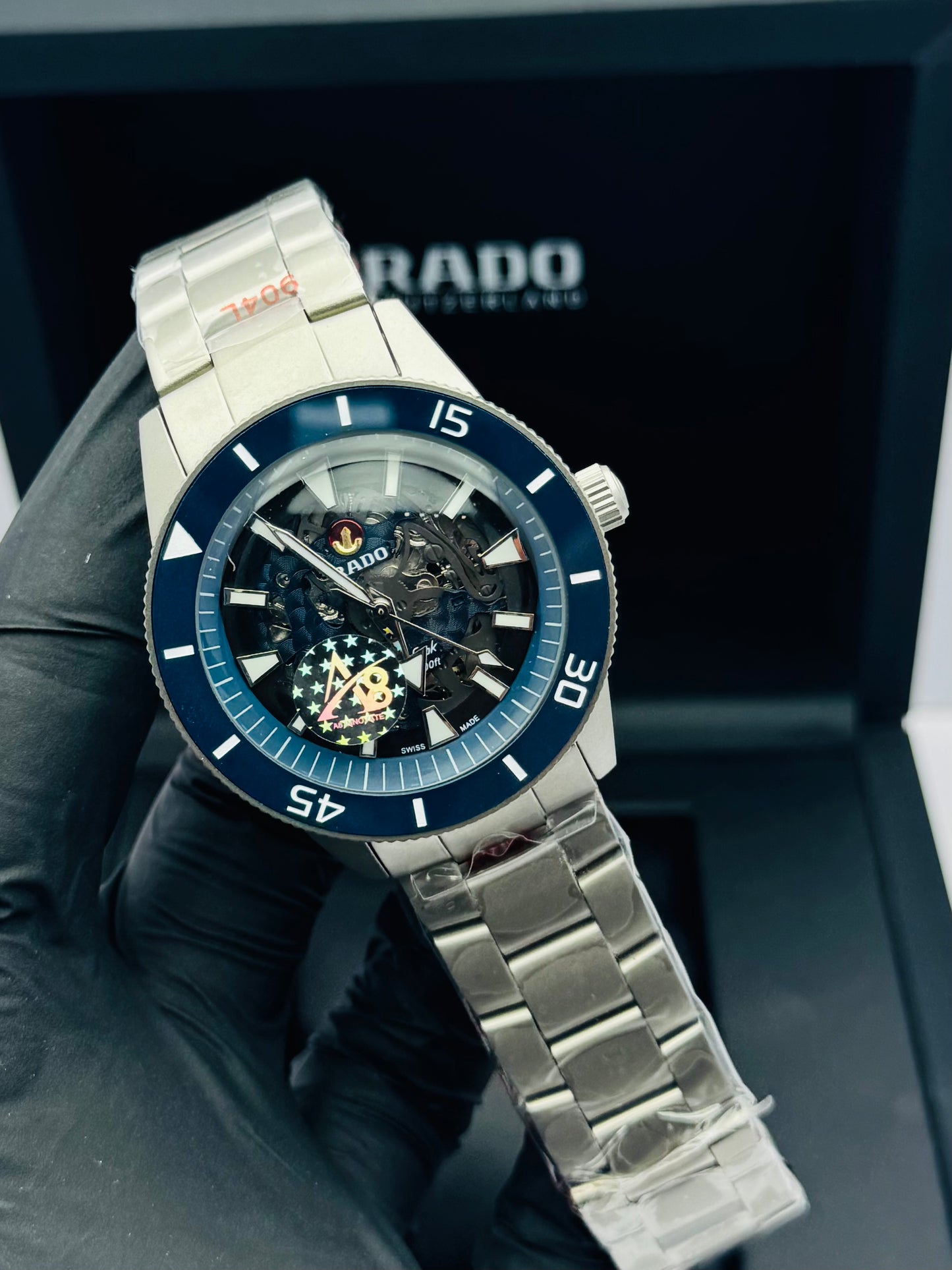 RADO CAPTAIN COOK SKELETON MODEL IN CHAIN AUTOMATIC