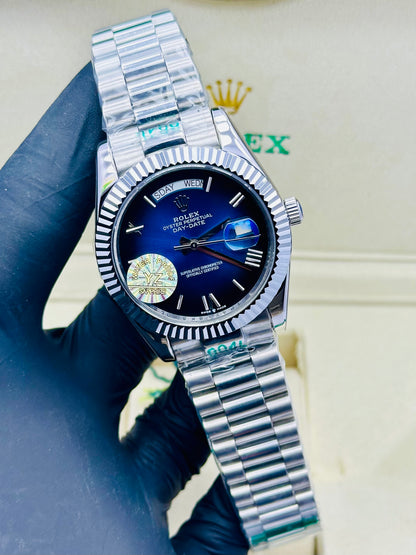 ROLEX DAY-DATE AUTOMATIC SILVER