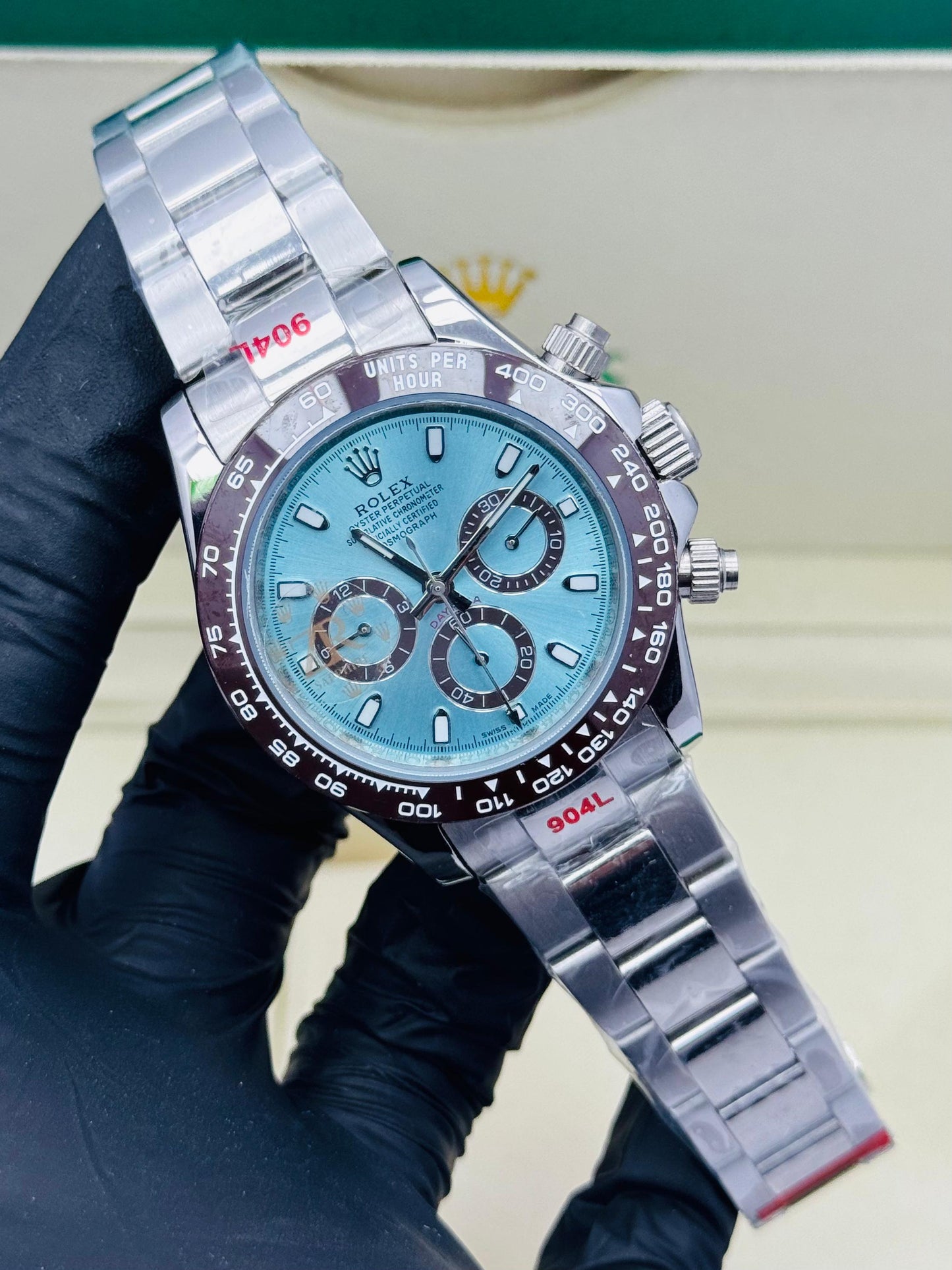 ROLEX DAYTONA CHAIN MODEL SILVER AUTOMATIC