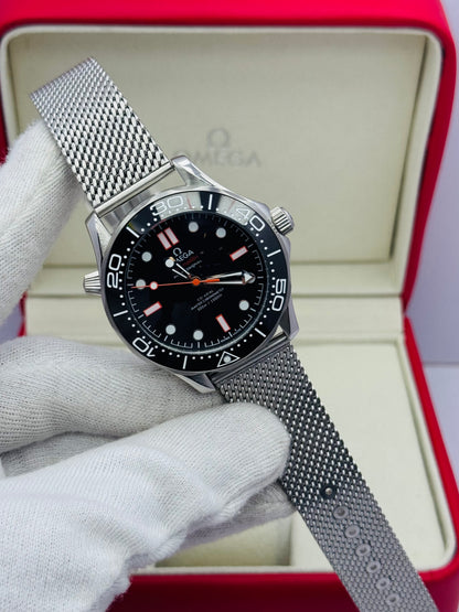 OMEGA JAMES BOND 007 SHAFFER CHAIN MODEL SILVER AUTOMATIC