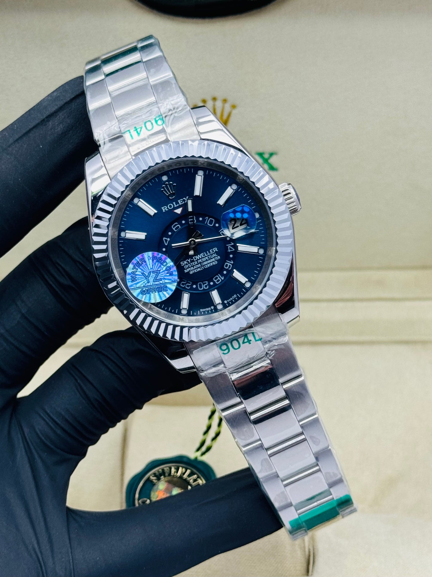ROLEX SKYDWELLER AUTOMATIC MODEL SILVER