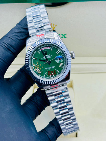 ROLEX DAY-DATE AUTOMATIC SILVER