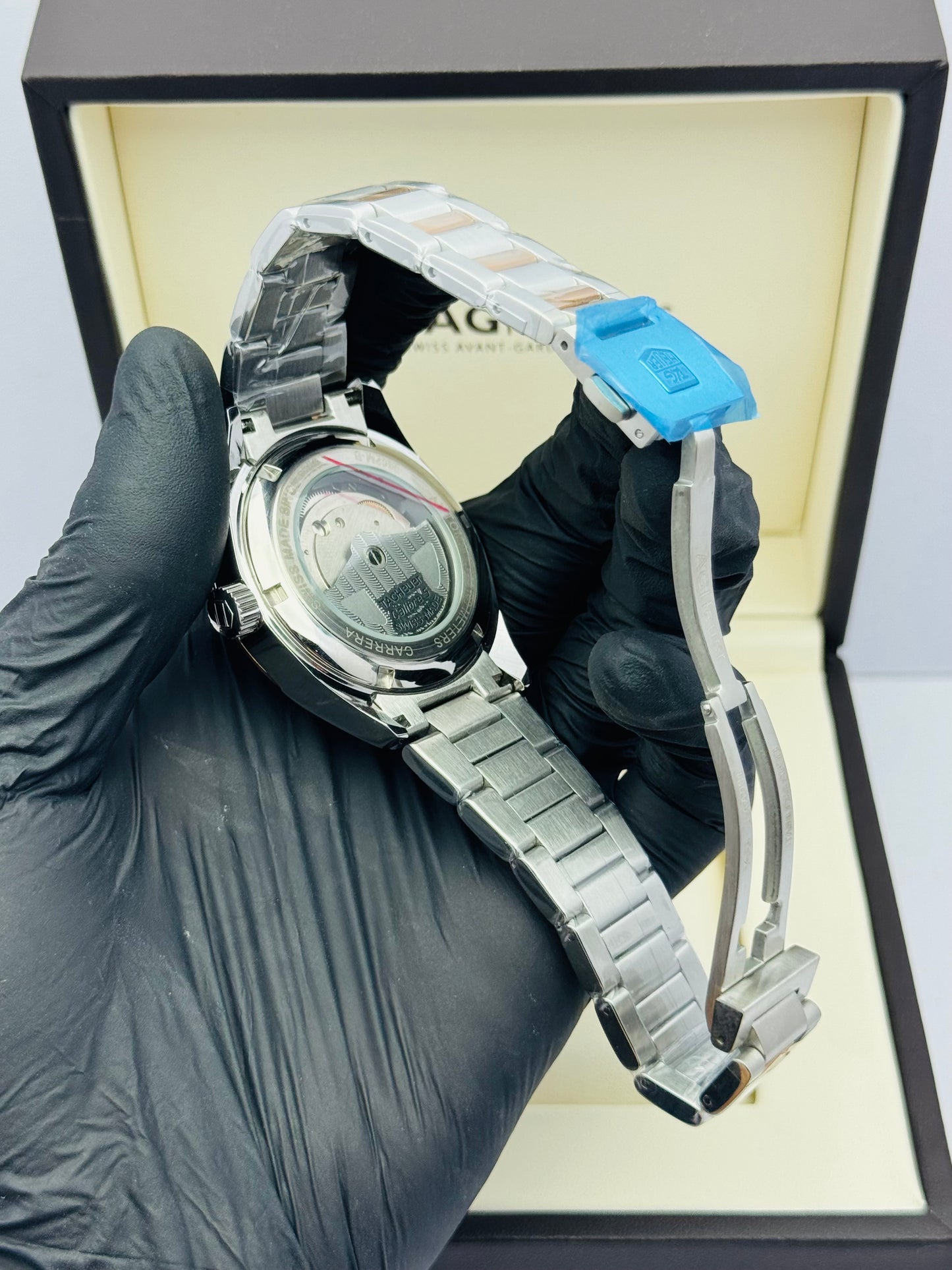 TAG HEURE CALIBER 5 MODEL 2-TONE CHAIN AUTOMATIC