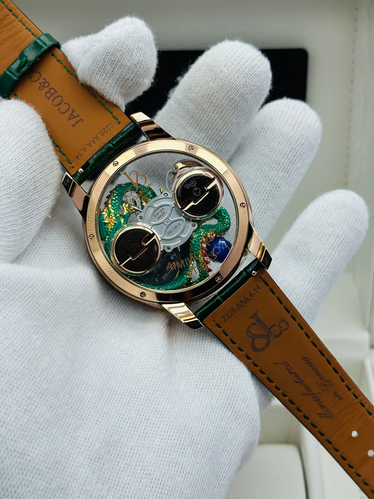 JACOB & CO. DRAGON ASTRONOMIA GREEN EDITION QUARTZ