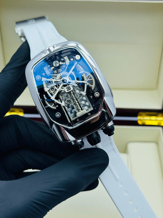 JACOB & CO. Bugatti Full White Limited Edition Automatic